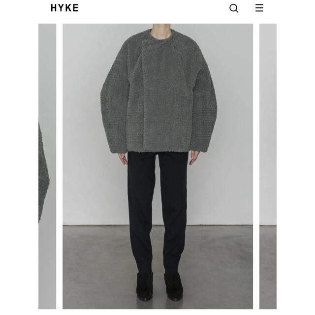 HYKE - Hyke FAUX SHEARLING JACKETの通販 by |ハイクならラクマ HYKE - Hyke FAUX SHEARLING JACKETの通販 by |ハイクならラクマ