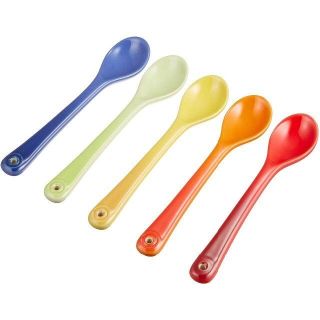 ルクルーゼ(LE CREUSET)のルクルーゼ スプーン 5本入り マルチカラー 910218-00-405(カトラリー/箸)