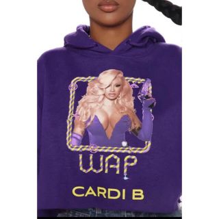 エイソス(asos)の【激レア】Cardi b フードパーカー(パーカー)