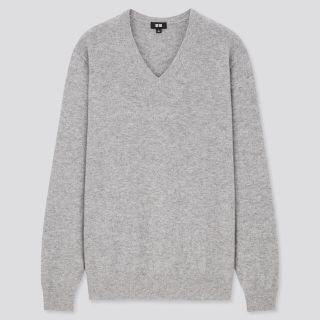 ユニクロ(UNIQLO)の【新品未使用】UNIQLO カシミヤニット　MEN'S S(ニット/セーター)