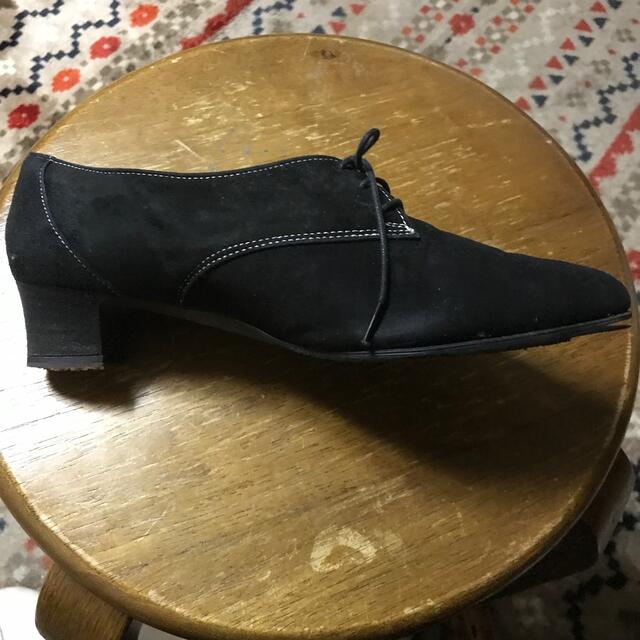 Marie Claire(マリクレール)のマリクレール　スエード黒靴 レディースの靴/シューズ(ハイヒール/パンプス)の商品写真