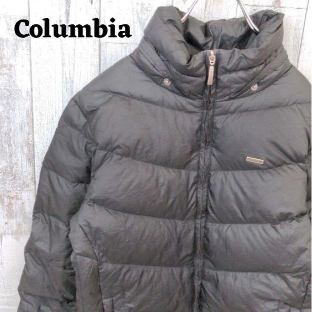 美品 90s コロンビア ブルゾン ダウンジャケット ブラック（黒） S | フリマアプリ ラクマ