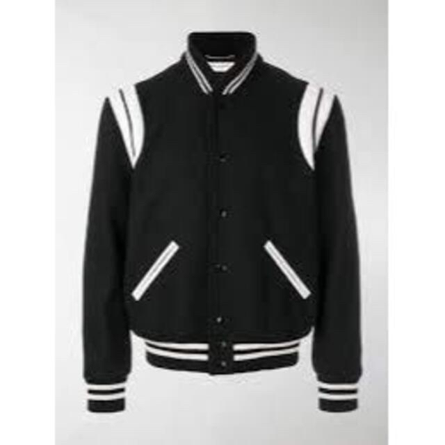 SAINT LAURENT TEDDY VARSITY JACKET スタジャン