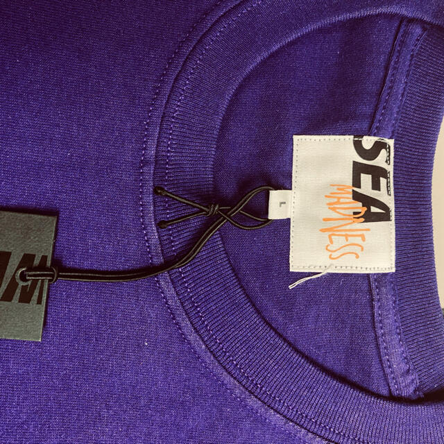 Ron Herman(ロンハーマン)のWind and sea / Madness Tee purple L メンズのトップス(Tシャツ/カットソー(半袖/袖なし))の商品写真