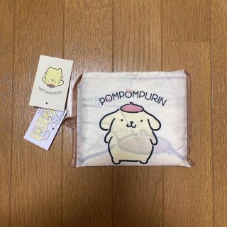 ポムポムプリン(ポムポムプリン)のタグ付き　未使用　サンリオ　ポムポムプリン　エコバッグ(エコバッグ)