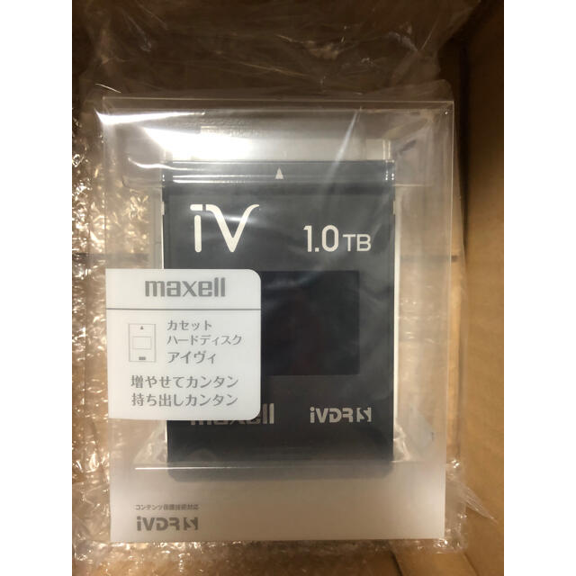 maxell 【iVDR-S】カラーカセットHDD ｉVブラック １ＴＢ - www