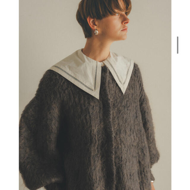 CLANE COLOR MOHAIR SHAGGY CARDIGAN - www.brandlrestaurant.com