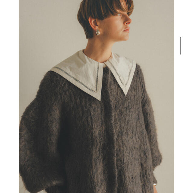 CLANE COLOR MOHAIR SHAGGY CARDIGAN