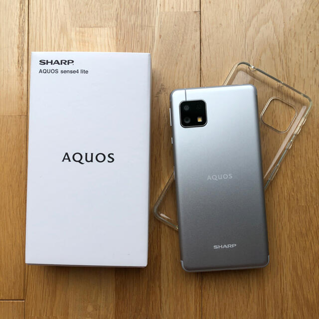 AQUOS(アクオス)のAQUOS sense4 lite  スマホ/家電/カメラのスマートフォン/携帯電話(スマートフォン本体)の商品写真