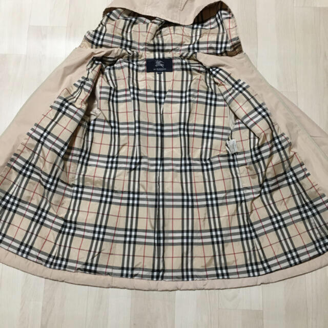 BURBERRY(バーバリー)のバーバリー　チェック　パーカー　アウター　Burberry キッズ/ベビー/マタニティのキッズ服女の子用(90cm~)(コート)の商品写真