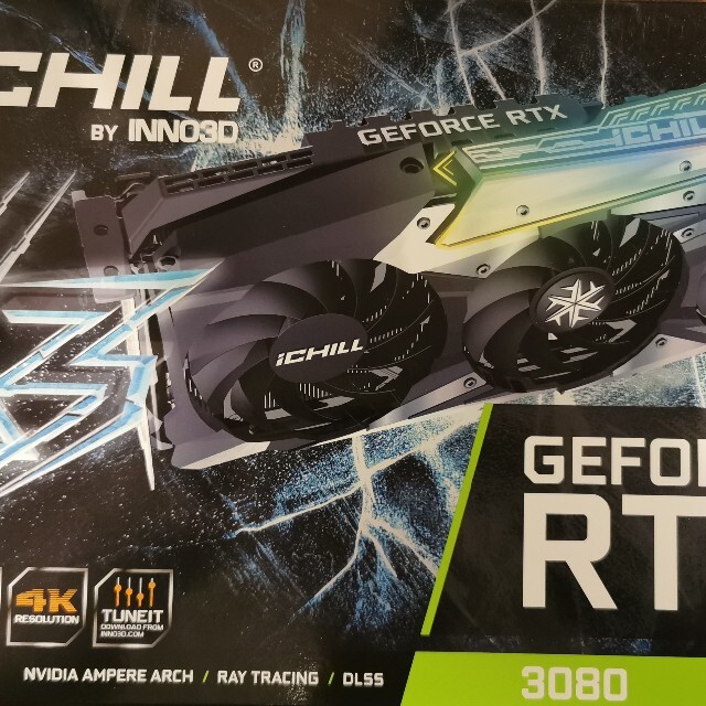 INNO3D GeForce RTX3080 iCHILL X3PCパーツ