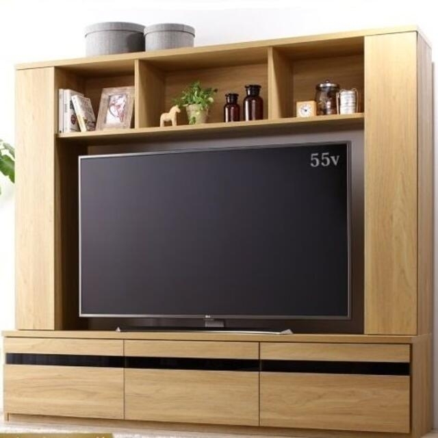 テレビ台180cm 55インチ対応　壁面収納 ハイタイプ　テレビボード TV台