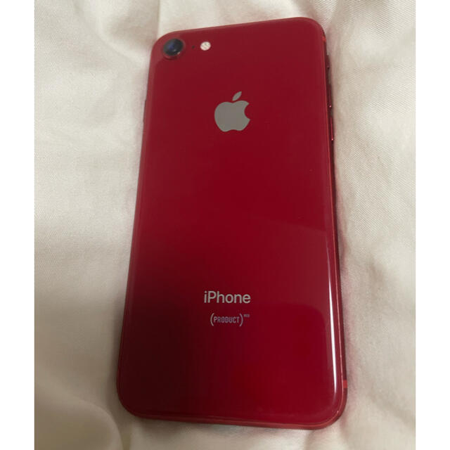 Apple(アップル)のiphone8 64g red スマホ/家電/カメラのスマートフォン/携帯電話(スマートフォン本体)の商品写真