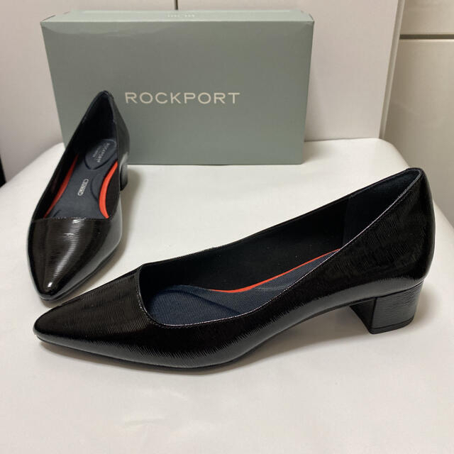 ROCKPORT(ロックポート)の新品/ROCK PORT ロックポート　パンプス　ブラックパントテ24.5 レディースの靴/シューズ(ハイヒール/パンプス)の商品写真