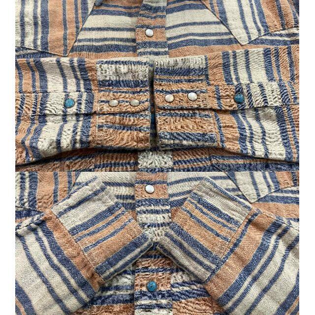 ＊インディアンモトサイクル ダブルガーゼ ウエスタンシャツ 3 メンズのトップス(シャツ)の商品写真