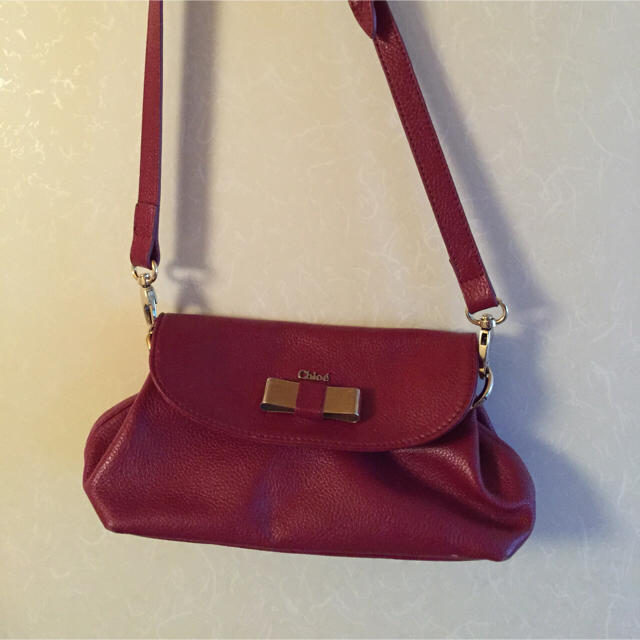Chloe(クロエ)のmi様専用ページ    クロエ 赤 ショルダーバック レディースのバッグ(ショルダーバッグ)の商品写真