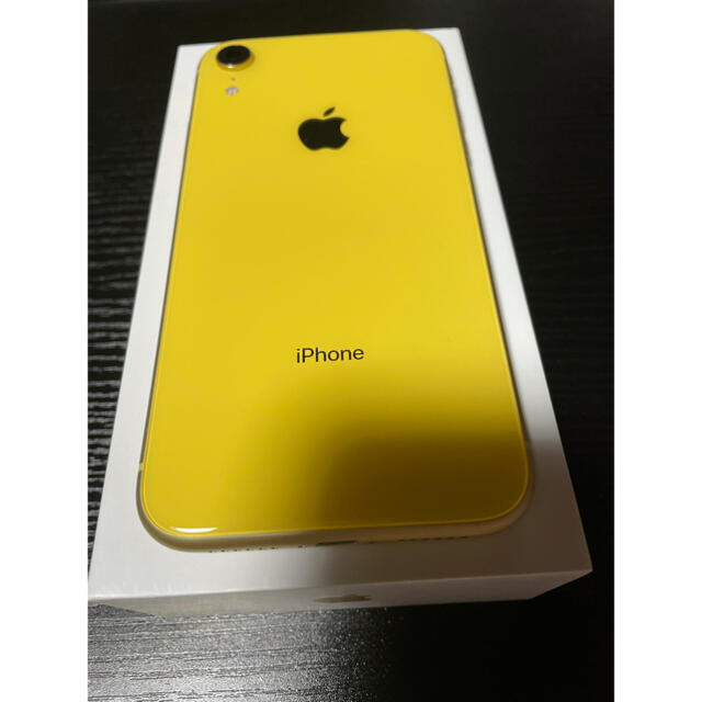 iPhone(アイフォーン)のiPhone XR  64GB イエロー スマホ/家電/カメラのスマートフォン/携帯電話(スマートフォン本体)の商品写真