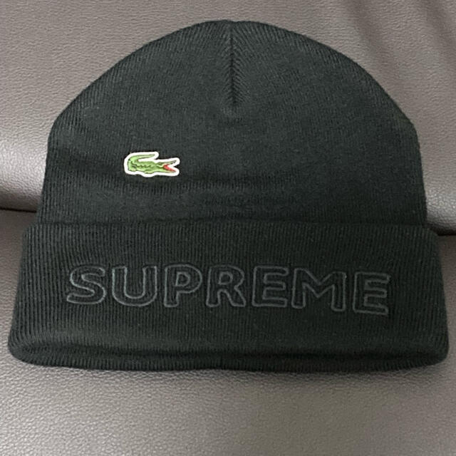 Supreme / Lacoste Beanie "Black"