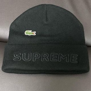 シュプリーム(Supreme)のSupreme / Lacoste Beanie "Black"(ニット帽/ビーニー)