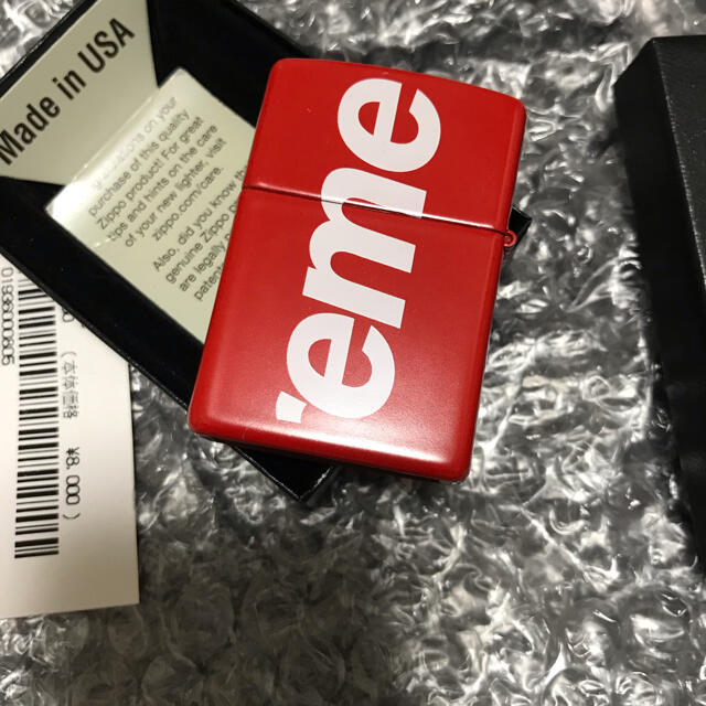 Supreme Logo Zippo Red シュプリーム　ジッポー