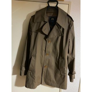 アルファインダストリーズ(ALPHA INDUSTRIES)のALPHA INDUSTRIES INC. ミリタリーショートトレンチコート M(トレンチコート)