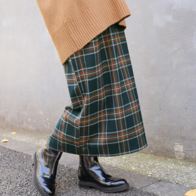 LOWRYS FARM(ローリーズファーム)のタータンチェックタイトスカート レディースのスカート(ロングスカート)の商品写真