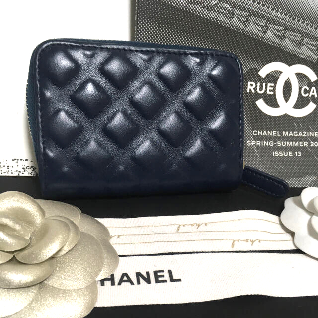 CHANEL(シャネル)の美品★  シャネル ダイヤモンドCC コインケース ミニ財布 正規品 レディースのファッション小物(財布)の商品写真