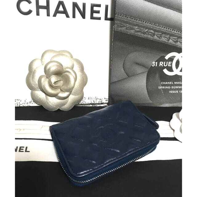 CHANEL(シャネル)の美品★  シャネル ダイヤモンドCC コインケース ミニ財布 正規品 レディースのファッション小物(財布)の商品写真