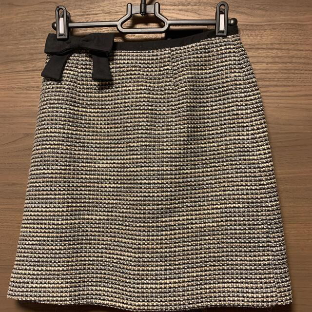 Riccimie New York(リッチミーニューヨーク)のラメツィードスカート  レディースのスカート(ミニスカート)の商品写真