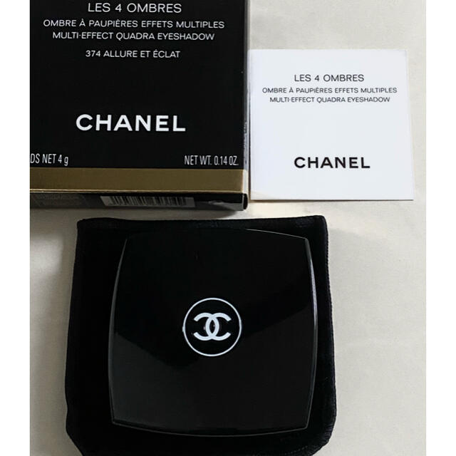 CHANEL(シャネル)の★ シャネル ★アイシャドウ レ キャトル オンブル 374 アリュール エクラ コスメ/美容のベースメイク/化粧品(アイシャドウ)の商品写真