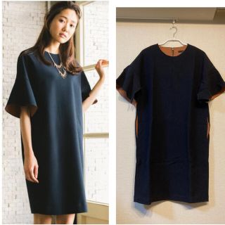 アナイ(ANAYI)の【専用】アナイ　コクーンシルエットワンピース　綺麗め　ワンピース(ひざ丈ワンピース)