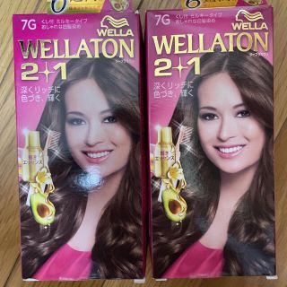 ウエラ(WELLA)のウエラトーン ツープラスワン くし付ミルキータイプ 7G 4個(白髪染め)