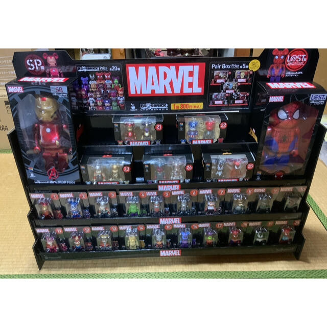 MARVEL(マーベル)のHappyくじ マーベルBE@RBRICK   エンタメ/ホビーのおもちゃ/ぬいぐるみ(キャラクターグッズ)の商品写真