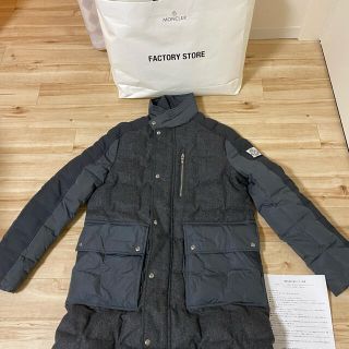 モンクレール(MONCLER)の売り切り！【正規店購入】美品　モンクレール　ガムブルー　ダウンコート　サイズ3(ダウンジャケット)