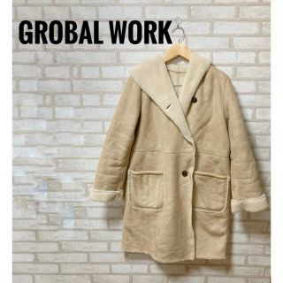 グローバルワーク(GLOBAL WORK)のGLOBAL WORK レディース ムートンコート M キャラメル(ムートンコート)