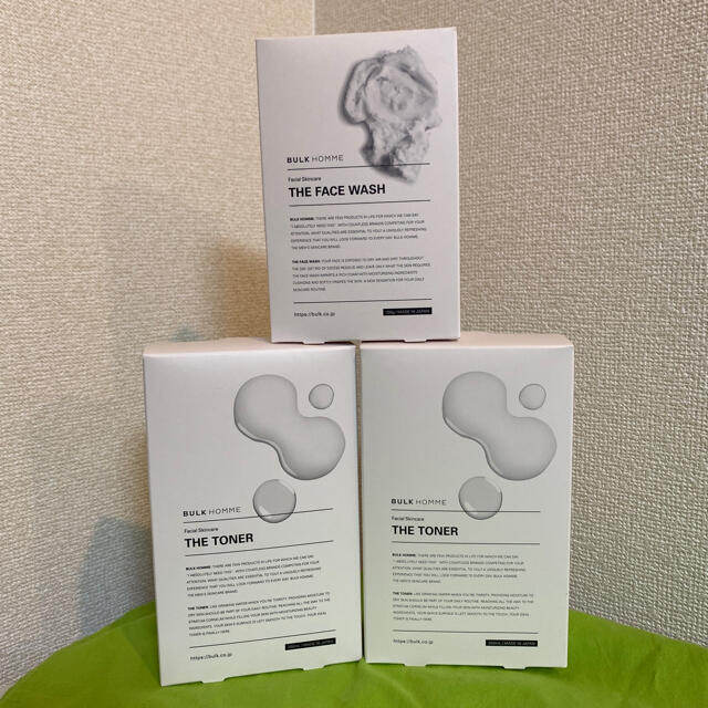 バルク オム THE FACE WASH×1 THE TONER×2 セット売り