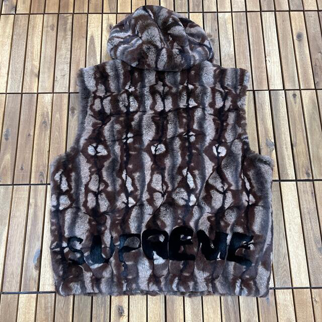 【人気No.1】 Supreme - Supreme 21AW XL ベスト Vest Hooded Fur Faux ベスト