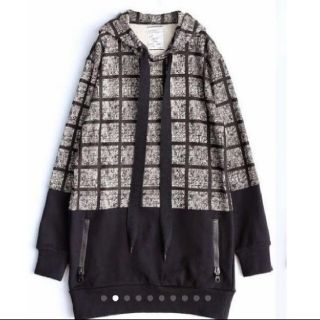 未使用 SHAREEF LATTICE CHECK LONG PARKA