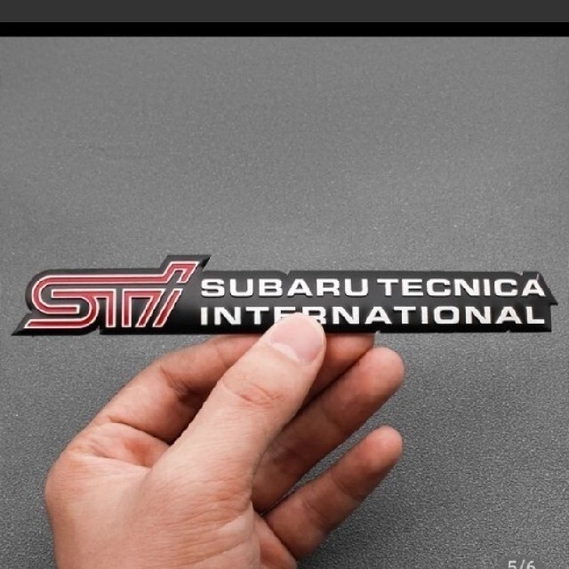 スバル - SUBARU STIアルミエンブレムステッカーの通販 by スバル