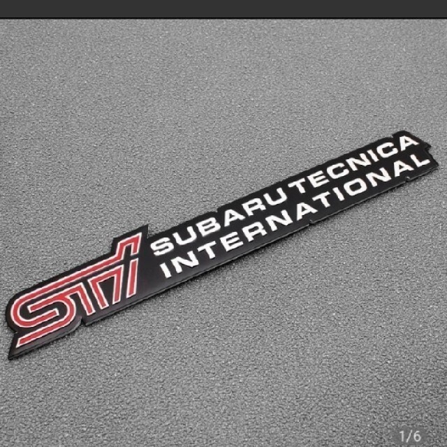 スバル - SUBARU STIアルミエンブレムステッカーの通販 by スバル