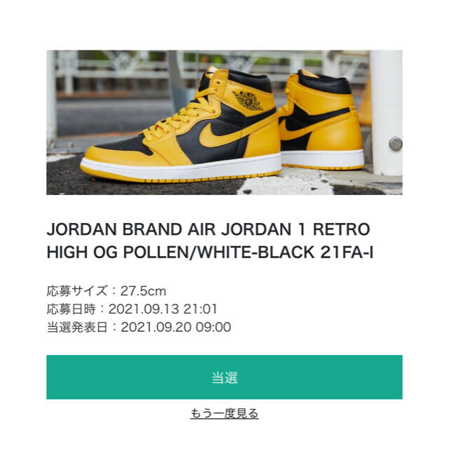 NIKE AIR JORDAN 1 HIGH OG "POLLEN"