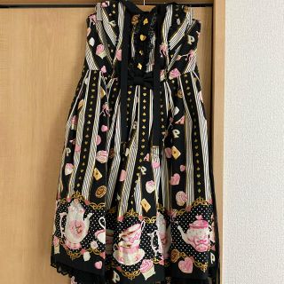 アンジェリックプリティー(Angelic Pretty)のWonder tea partyホルターネックJSK＋おまけ♡(ひざ丈ワンピース)