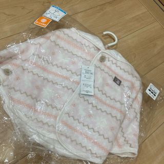 新生児マント　女の子用　ポンチョ　新品未使用(ジャケット/コート)