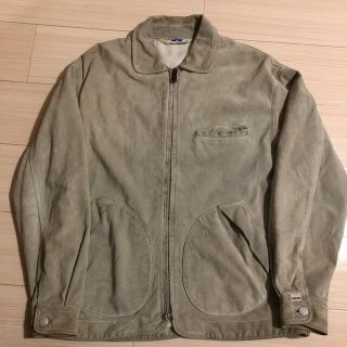 グッドイナフ(GOODENOUGH)の初期 97年 グッドイナフ  スエード JKT ベージュ 丸ポケ　藤原ヒロシ (Gジャン/デニムジャケット)