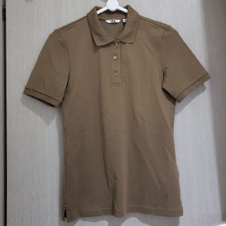 ユニクロ(UNIQLO)のUNIQLO ☆ストレッチ カノコポロシャツ☆brown(ポロシャツ)