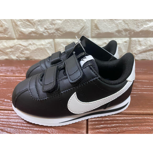 NIKE(ナイキ)の新品 16㎝ NIKE ナイキ　コルテッツ  CORTEZ BASIC 黒 キッズ/ベビー/マタニティのキッズ靴/シューズ(15cm~)(スニーカー)の商品写真