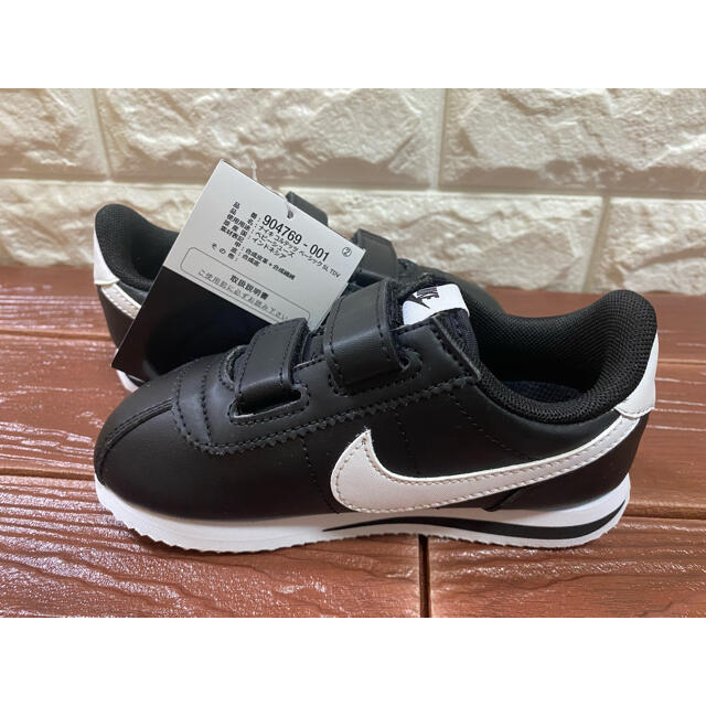 NIKE(ナイキ)の新品 16㎝ NIKE ナイキ　コルテッツ  CORTEZ BASIC 黒 キッズ/ベビー/マタニティのキッズ靴/シューズ(15cm~)(スニーカー)の商品写真