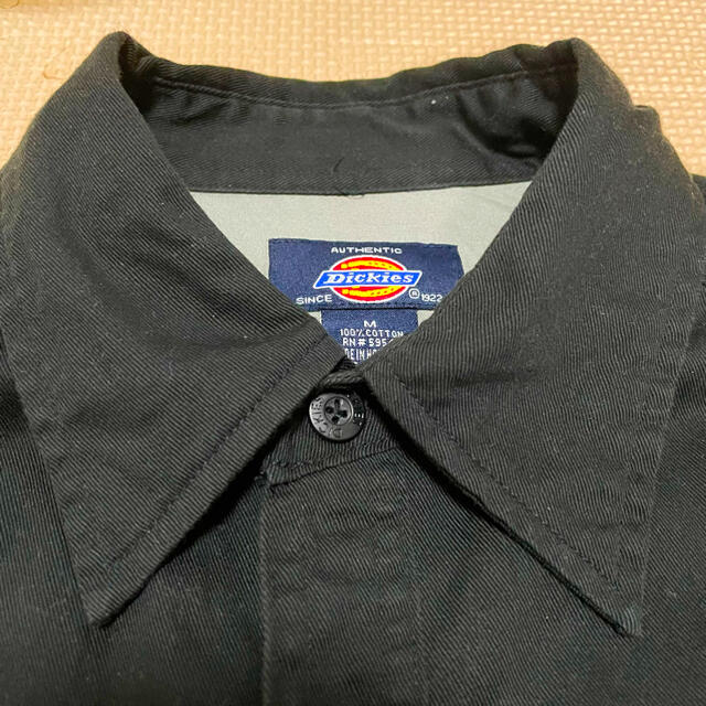 Dickies(ディッキーズ)のUSA 古着 Dickies ワークシャツ ディッキーズ 黒 メンズのトップス(シャツ)の商品写真