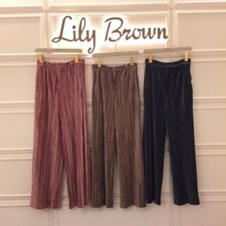 リリーブラウン(Lily Brown)のリリーブラウン　ベロアパンツ(カジュアルパンツ)