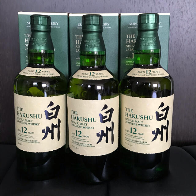 サントリー 白州12年 3本セット酒